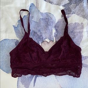 Maroon Bralette